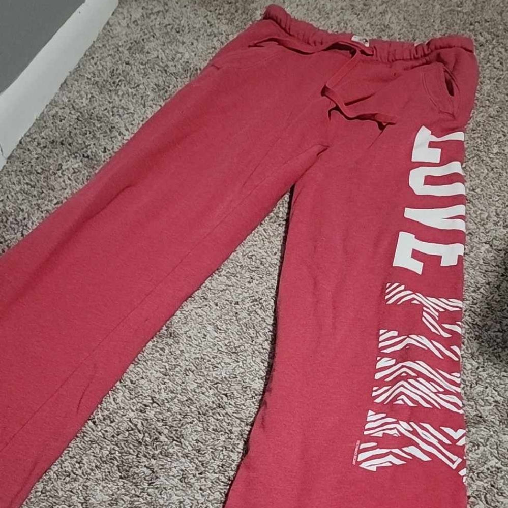 Pink sweats